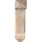 Ekena Millwork Traditional Arts and Crafts Smooth Bracket w/ Offset Brace, Douglas Fir, 7 1/2"W x 26"D x 30"H BKT0806X26X30TRA03SDF - alternate 4